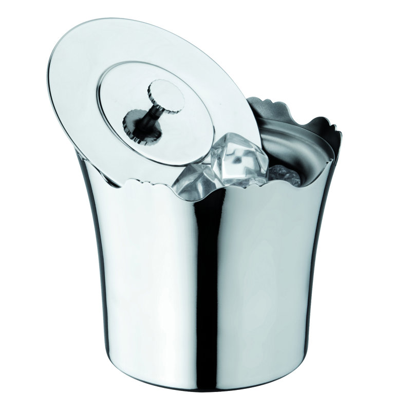 Dolce Vita Stainless Steel (18/10) Bucket, Argent argent