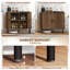 Armoire de rangement Nordic Walnut
