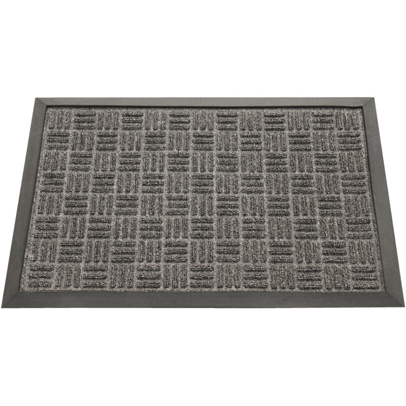 West Tisbury Non-Slip Indoor Doormat, Charcoal