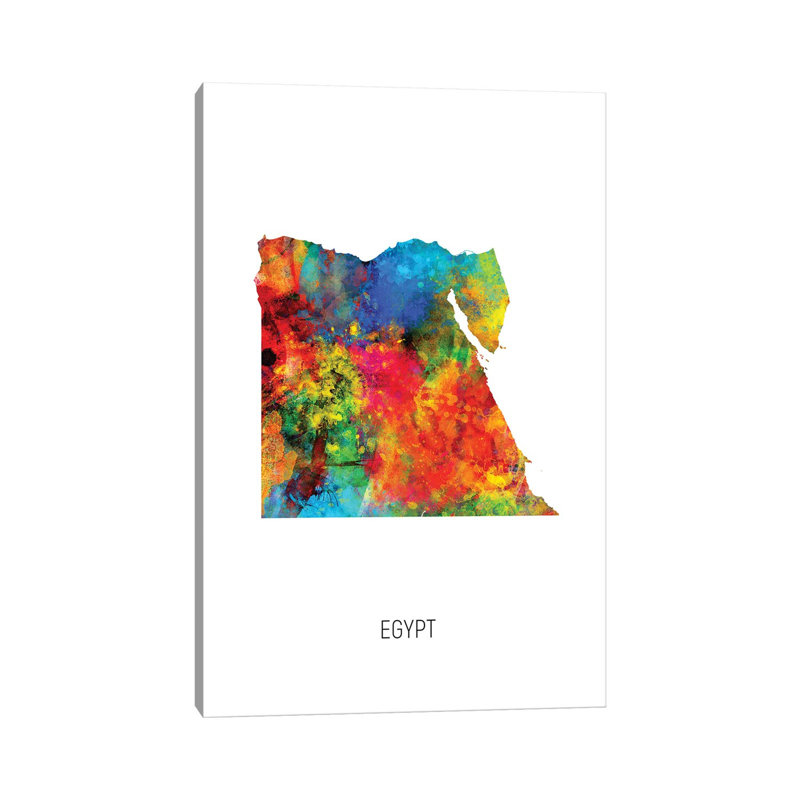 «Égypte» par Michael Tompsett, impression sur toile tendue, H 60 po x l 40po x P 1,5 po