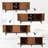 62"Mid-Century TV Stand with Sliding Door, Modern Oval Media Console-105523456