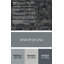 Abstrait, art mural gris en métal 89-1945547957