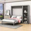 Lit escamotable mural Ell Elletsville avec tablettes-932556010-882040527