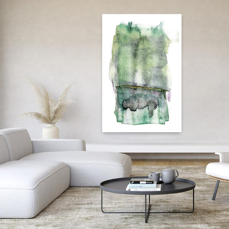 Art contemporain, art moderne abstrait, H 60 po x l 40 po