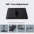 16-Inch Rainfall Shower Head - 304 Stainless Steel High-Pressure Ultra-Thin Water-Saving Shower Panel-113578607