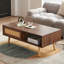 Table basse avec rangement en rotin Alessandria-1144366746