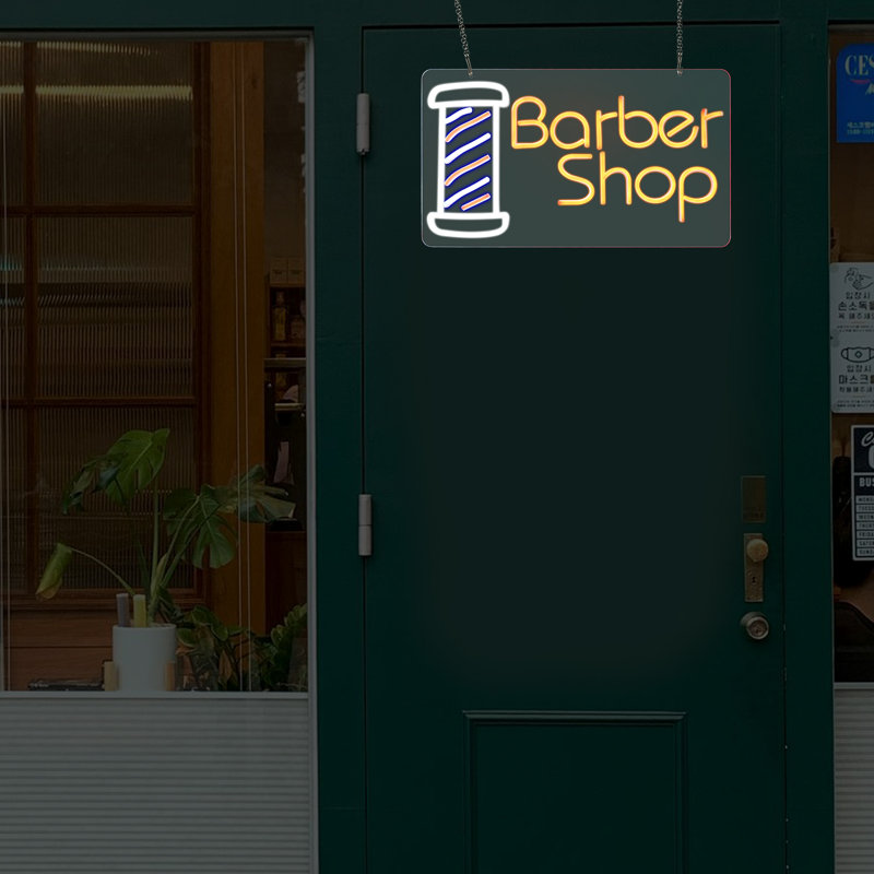 Advertising Barber Shop Signs Wall Décor