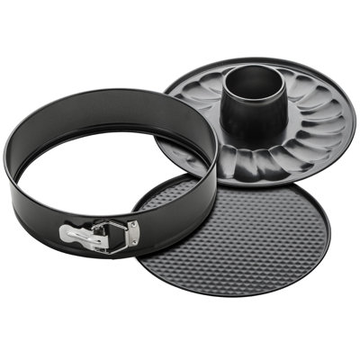3 Piece Non Stick Round Cake Pan Set