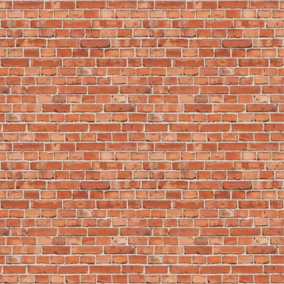 Papier peint auto-adhésif Red Bricks N012107