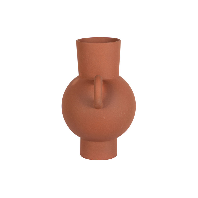CERAMIC VASE 22X16x26 CM, Red