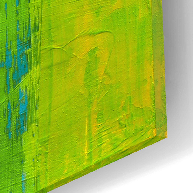 Heissen Landscape Design n ° 3 sur plastique / acrylique par Cathe Hendrick, H 12 po x l 12 po x P 0,13 po