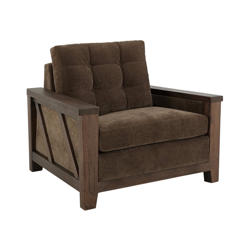 Structure et base en bois, fauteuil