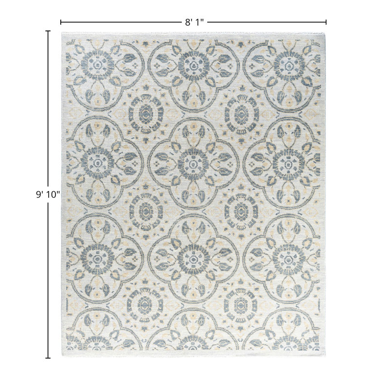 Overdyed One-of-a-Kind 8' 1" X 9' 10" Hand Knotted Area Rug