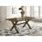 Carbon Knotty Nutmeg Rectangular Dining Table