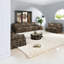 Canapé Spacieux Cloud Couch, tissu Oxford, accoudoirs roulés, style Mid-Century pour la maison
