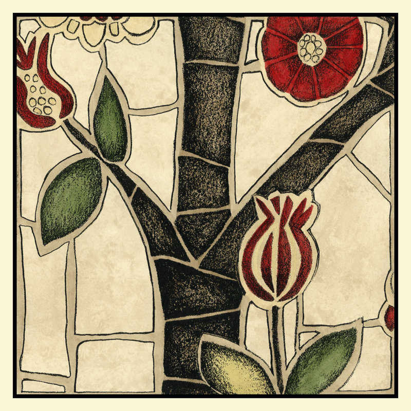 Floral Mosaic III by Megan Meagher - Wrapped Canvas Art Prints, 30cm H x 30cm W