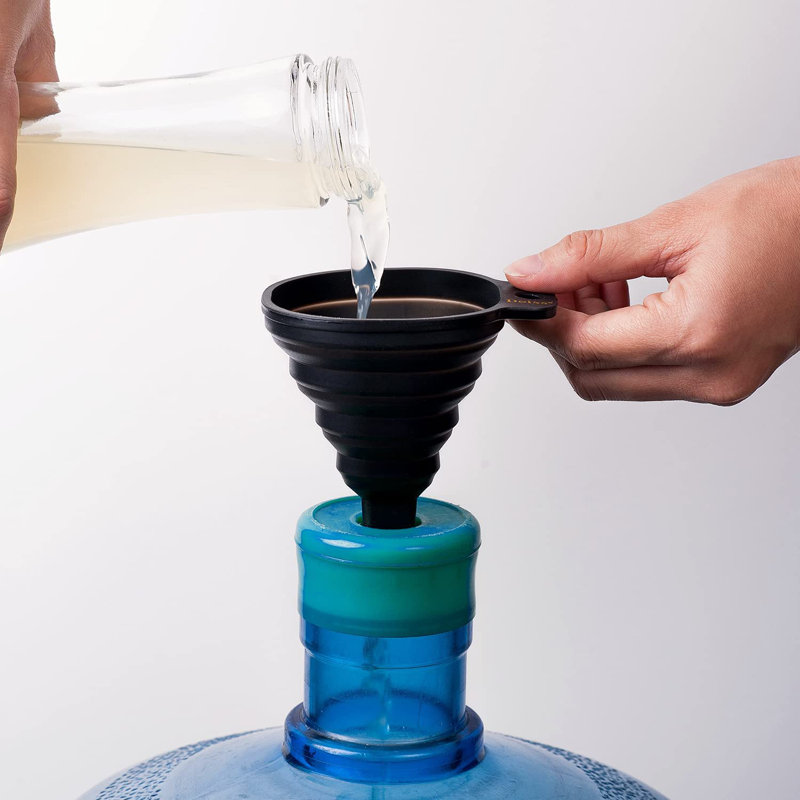 Ensemble de 2 entonnoirs pliables en silicone Deiss Pro