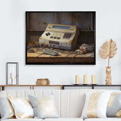 "Retro Video Game Retro Remembrance II", reproduction d'art sur toile