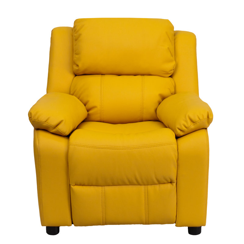Fauteuil inclinable Degeorge Deluxe, Vinyle jaune