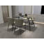 2 Dubhgal Velvet Upholstered Dining Chair with Black Metal Legs-1406872226