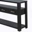 Canapé console 62,2 po avec 4 tiroirs et 2 tablettes-124770882