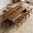 Tan Rectangular Solid Wood Butterfly Leaf  Dining Table-1755106425