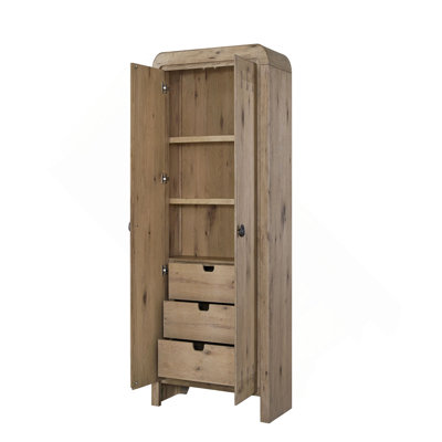 Armoire In English Knotty Oak