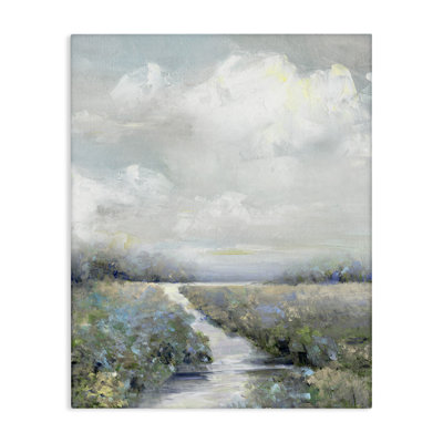 «Tranquil Flowers Blooming Meadow Path» par Sally Swatland