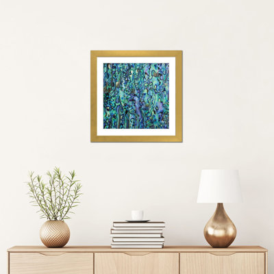 Abalone Nacre Shell Wall Art Print - Framed Fine Art Paper