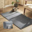 Solid Colour Machine Tufted Shag Area Rug-97910378-97910382