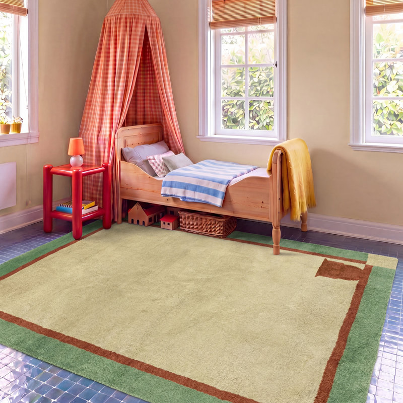Hoot Hand-knotted Wool Rug, Rectangle 9' x 12'
