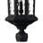 Raley 26.25" Outdoor Post/Pier Mount Lantern w/ Lumiglo Bulbs-2141473694