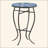 Charming Iron-Framed Ceramic Tile Side Table For Outdoor Styling