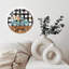 Horloge murale en bois 10 po, mouvement silencieux, à piles (piles AA non incluses), décor artistique, parfait pour les décorations