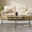 Table basse ovale avec tiroir Mid-Century-665668640