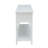 White Finish Console Table