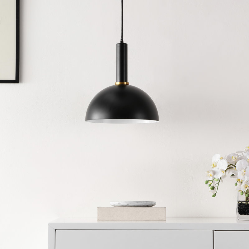 Luminaire suspendu noir 1 lumière Daisymarie