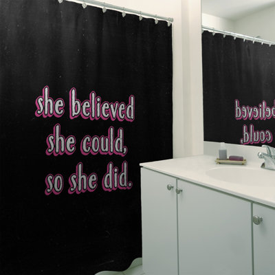 Shower Curtain with Liner Included