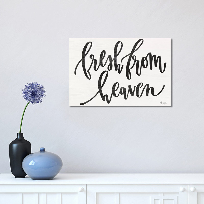 Fresh from Heaven 1 Piece Wrapped Canvas Wall Art, 30.48cm H x 45.72cm W