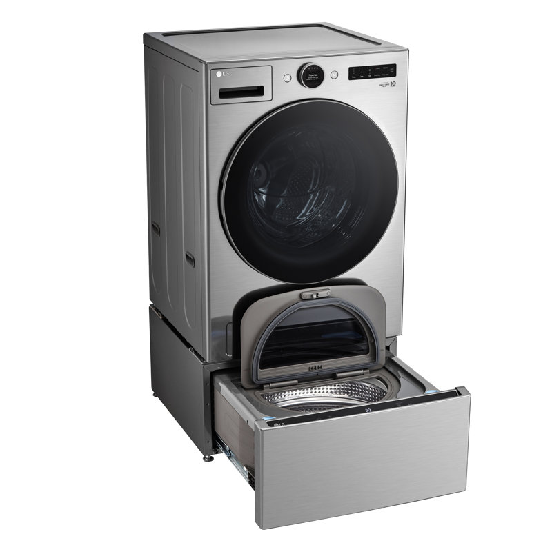 LG Capacity Smart Front Load Energy Star Washer with TurboWash® 360® and AI DD® Built-In Intelligence, 4.5 cu. ft.