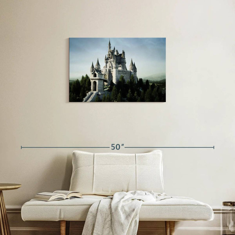 Château de conte de fées Lilie, H 20 po x l 30 po
