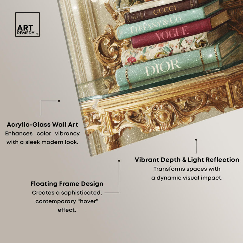 «Elegance in Ornate Glam», reproduction d'art par Art Remedy, H 30 po x l 20 po