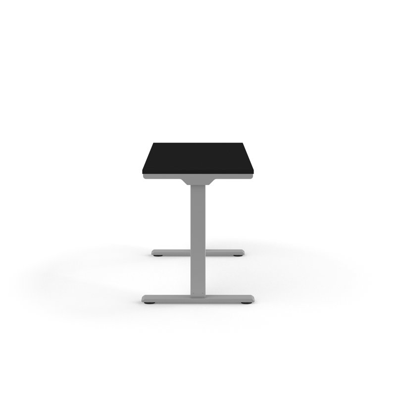 Bureau debout réglable en hauteur eFloat Go 2.0, L 48 po x P 24 po, Stratifié noir