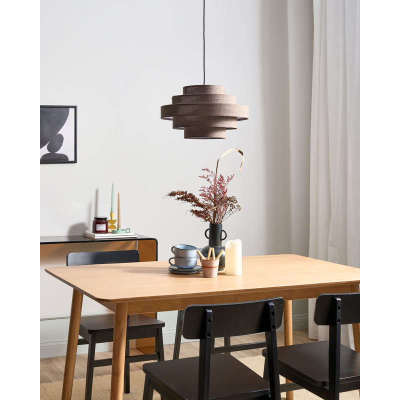 1 - Light Natural Simple Pendant, Grey, 40 W