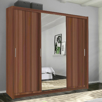 Chuipek 3 Door Manufactured Wood Wardrobe