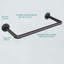 48.7cm Wall Mounted Clothes Rack