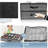 32 Pairs Shoe Organizer Under Bed, Underbed Shoe Storage Boxes Bins, Organizador De Zapatos, Zapateras Organizer, Black, Set Of 2