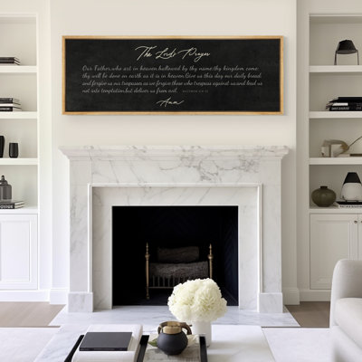 The Lord's Prayer Religious Artwork Wall Pictures Living Room Decor