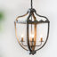 Lustre en métal 4 lumières