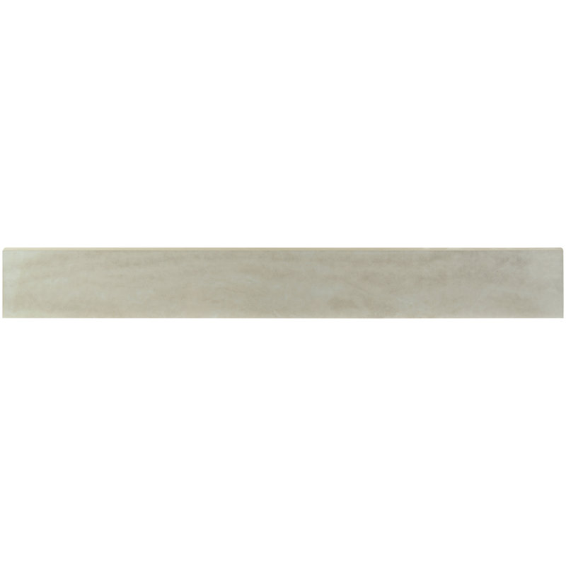 Carreau de faïence en porcelaine polie 3 po x 24 po Praia Chiara, Sable